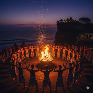 Kecak Fire Dance Uluwatu Bali