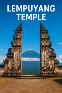 Lempuyang Temple Bali with Gateway to Heaven view